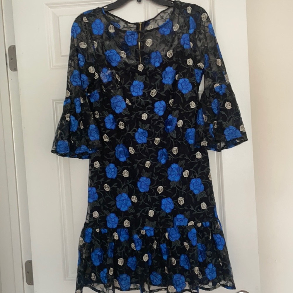 calvin Klein floral dress, wore it once at my son birthday